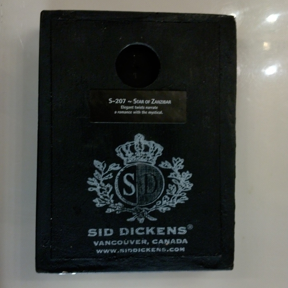 Sid Dickens S-207 Memory-Block tile, silver "Star of Zanzibar" *Rare & Retired* - Picture 8 of 8